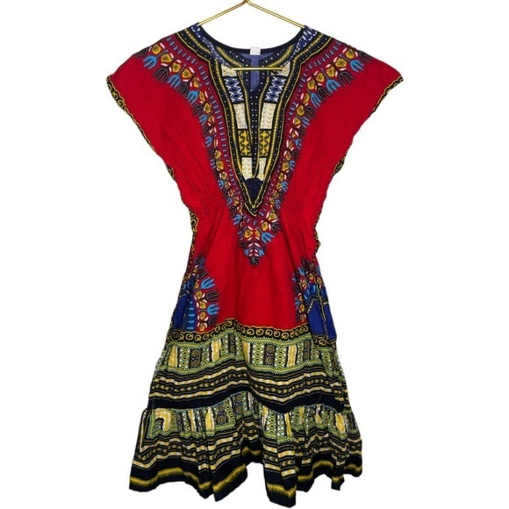 Ghanaian Kente‎ Dress - Size S/M